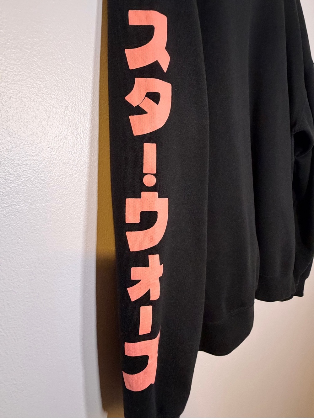 Star Wars Manga Japanese Graphic Crewneck Sweatshirt Black Pink XL - Picture 3 of 4